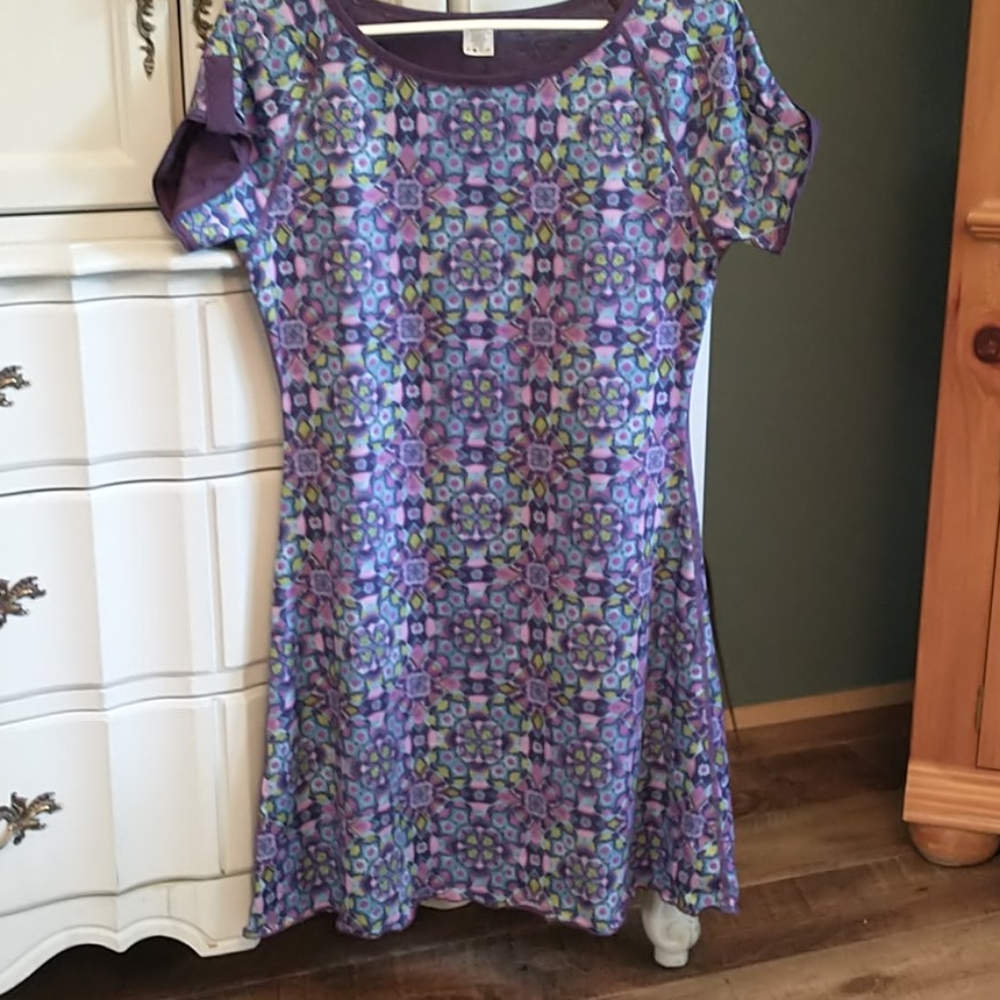 Colorful T-shirt Dress